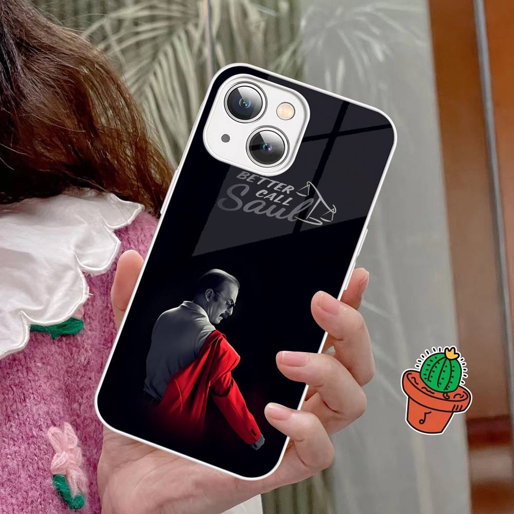 

B-Better Call Saul Tempered Glass For Iphone 14 13 12 11 Pro Mini XS MAX 14Plus X XS XR Cover iphone 12