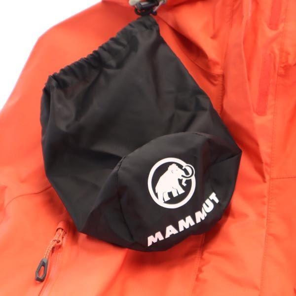 Mammut Outdoors Nylon Jacket M Orange Series With Storage Pouch Women Used