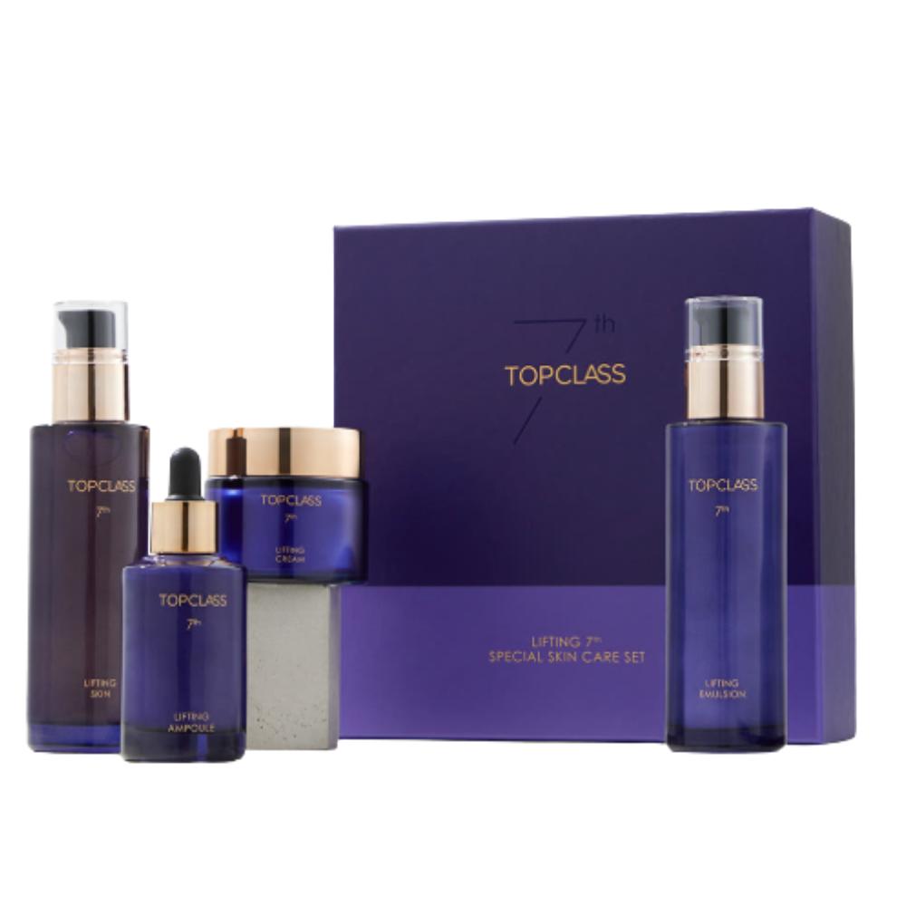 CHARMZONE Top Class Lifting 7th Special Skincare Gift Set (Toner 120ml + Emulsion 120ml + Cream 50ml + Ampoule 50ml)