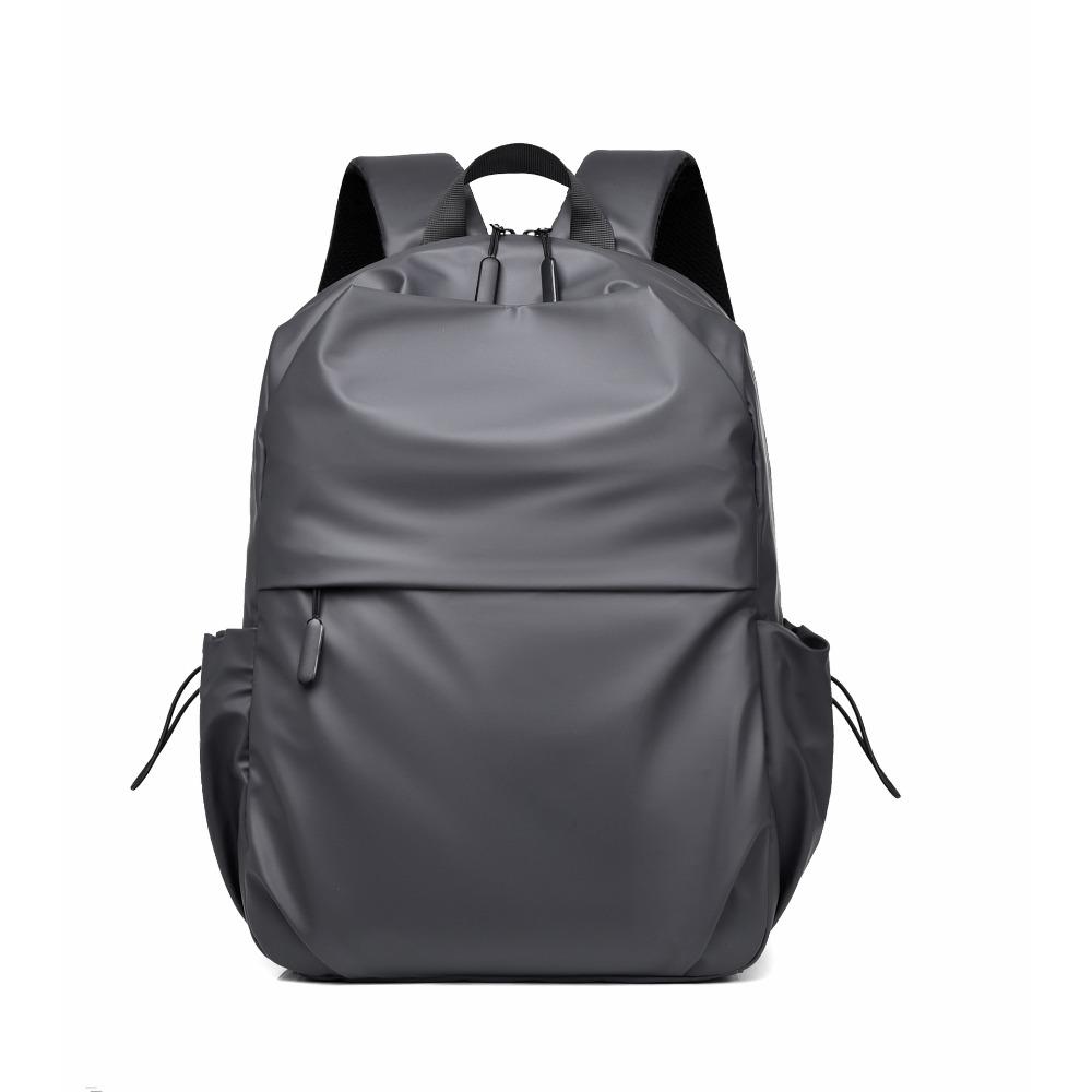 

Casual Men s Leather Film Backpack Outdoor Travel Backpack Large Capacity Student Computer Bag Men s Backpack серый