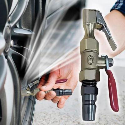 Tire Inflator Nozzle Quick Air Chuck Connector With Clip Car Compressor Parts for Sports Car Car Motorcycle Agriculture Car