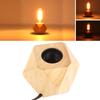 Wooden   Lamp Base E26 Socket Modern Small Wood Table Lamp Base for Home Decor