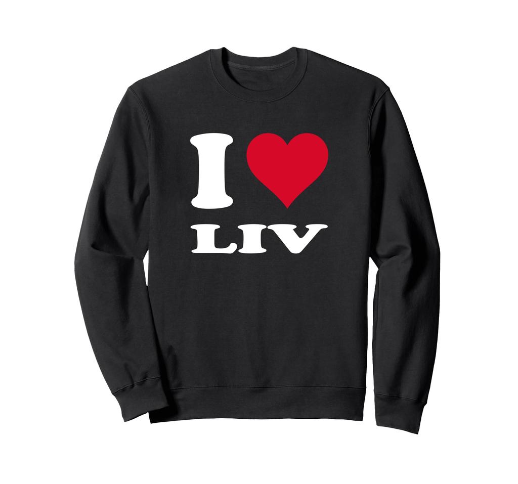 Red Heart I Love Liv sweatshirt