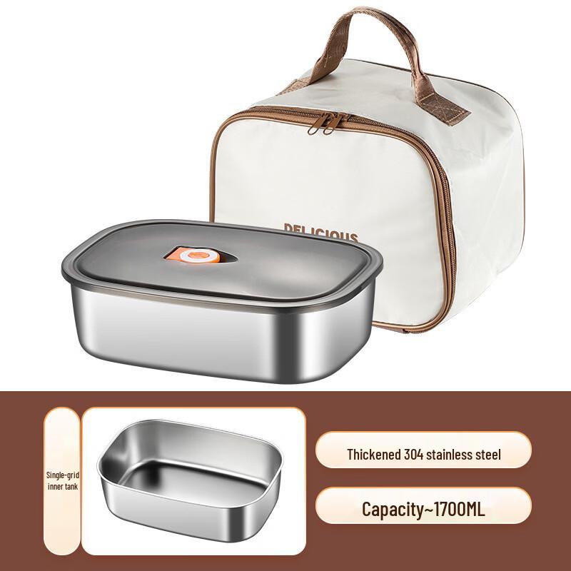ZISIZ Portable Insulated Lunch Box Set
