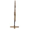 Christmas Tree with Stand Brown 151 cm Solid Teak Wood