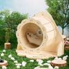 Adjustable Height Hamster Exercise Wheel Wooden Hamster Treadmill  For Golden Bear Hamster