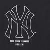New Era FW25 MLB New York Yankees Rückseitenlogo Aufdruck Bequem Einfach Kurzarm T-Shirt Unisex Oberteile 14860819