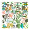 50 Earth Waterproof Cartoon Stickers for Backpacks and Thermos