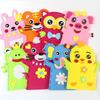 Children's Diy Craft Kit Non-woven Fabric Cartoon Animal Hand Puppets Kindergarten Handicraft Toy Set Characters)