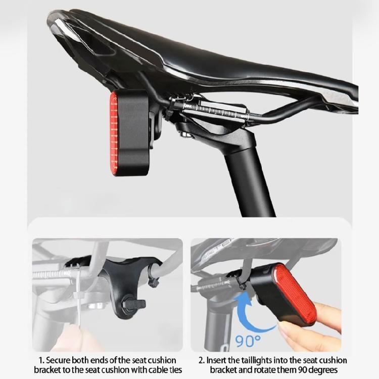 Road Bikes Security Light Rechargeable Bicycles Light Night Cycling Tail Light for Mountain Bikes & Commuters