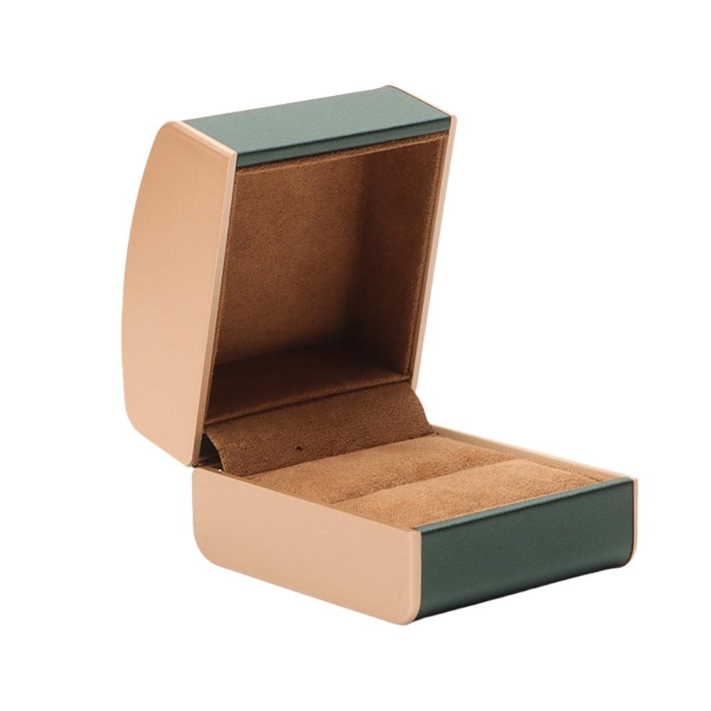 Luxury Jewelry Organizer Vintage Rings Bearer Box Dainty Jewelry Storage Box  Gift Ring Box A