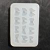 Epoxy Resin Molds Jewelry Accessory Cast Mould Bowknot Shape Keychain Mold