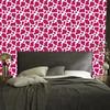 Cow Patches Wallpaper, purple and powder pink, purple background, 50x1000