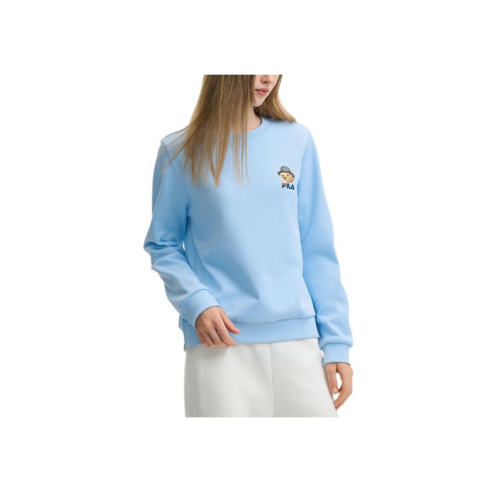 New FILA Sweatshirt Women's Bell Blue F11W448205F-LB