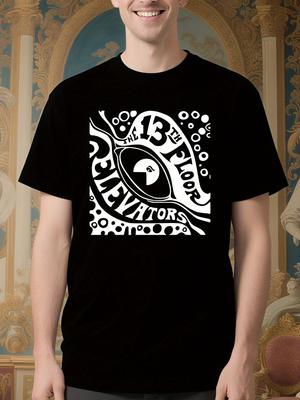 Camiseta Gráfica Psicodélica Vintage de los años 60 - 13th Floor Ele...