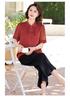 2026 Summer Embroidered Blouse Set for Middle-Aged and Elderly Women - New Chinese National Style.
