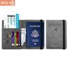 1Pc Multi Functional Passport Casemulti-Card Passport Holder Walletcan Put Sim Card Id Card Outdoor Essential Fashion Wallet