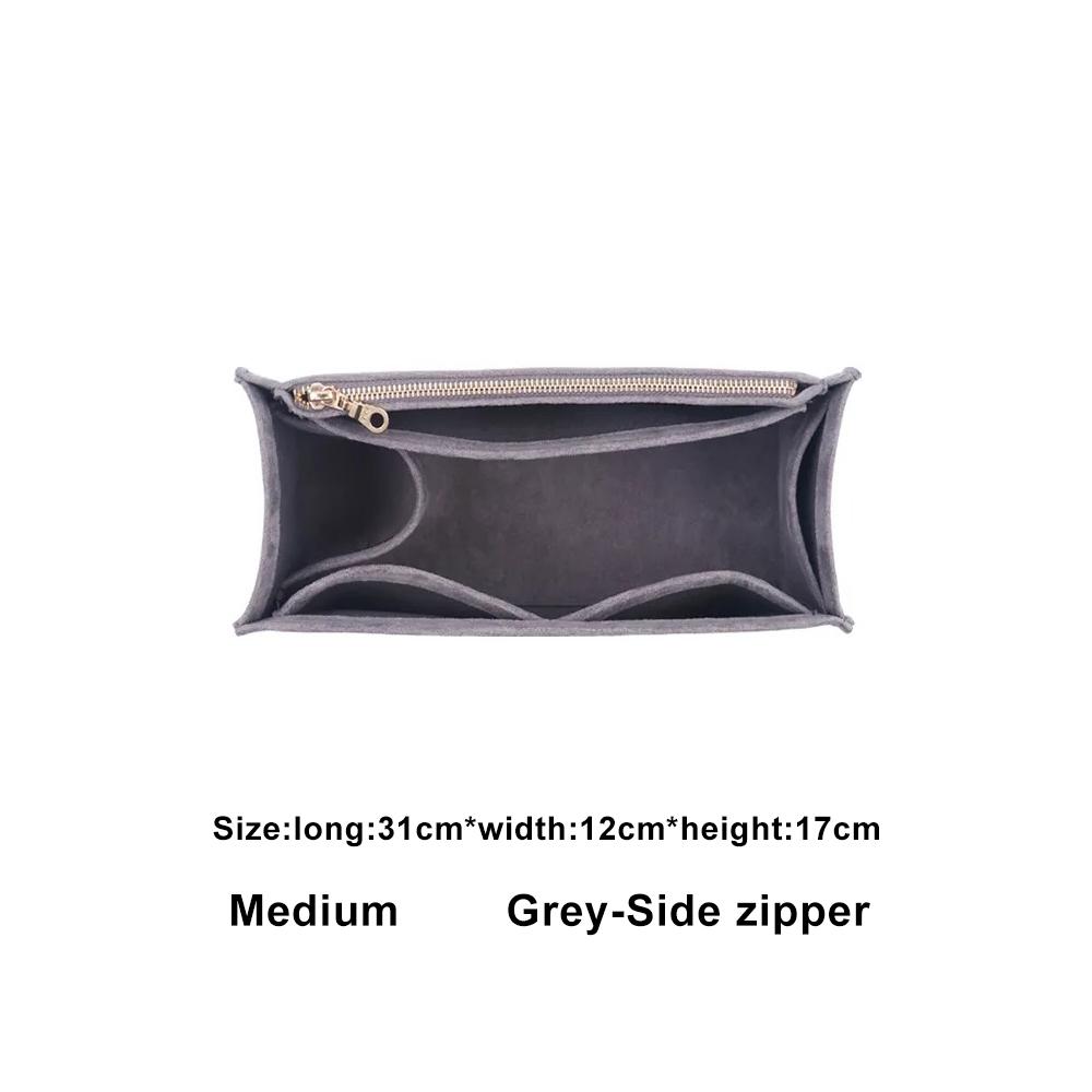 Large Capacity Tote Bag Organizer Makeup Storage Felt Insert Bag Organizer Custom Size Insert Bags for Toiletries Accessories