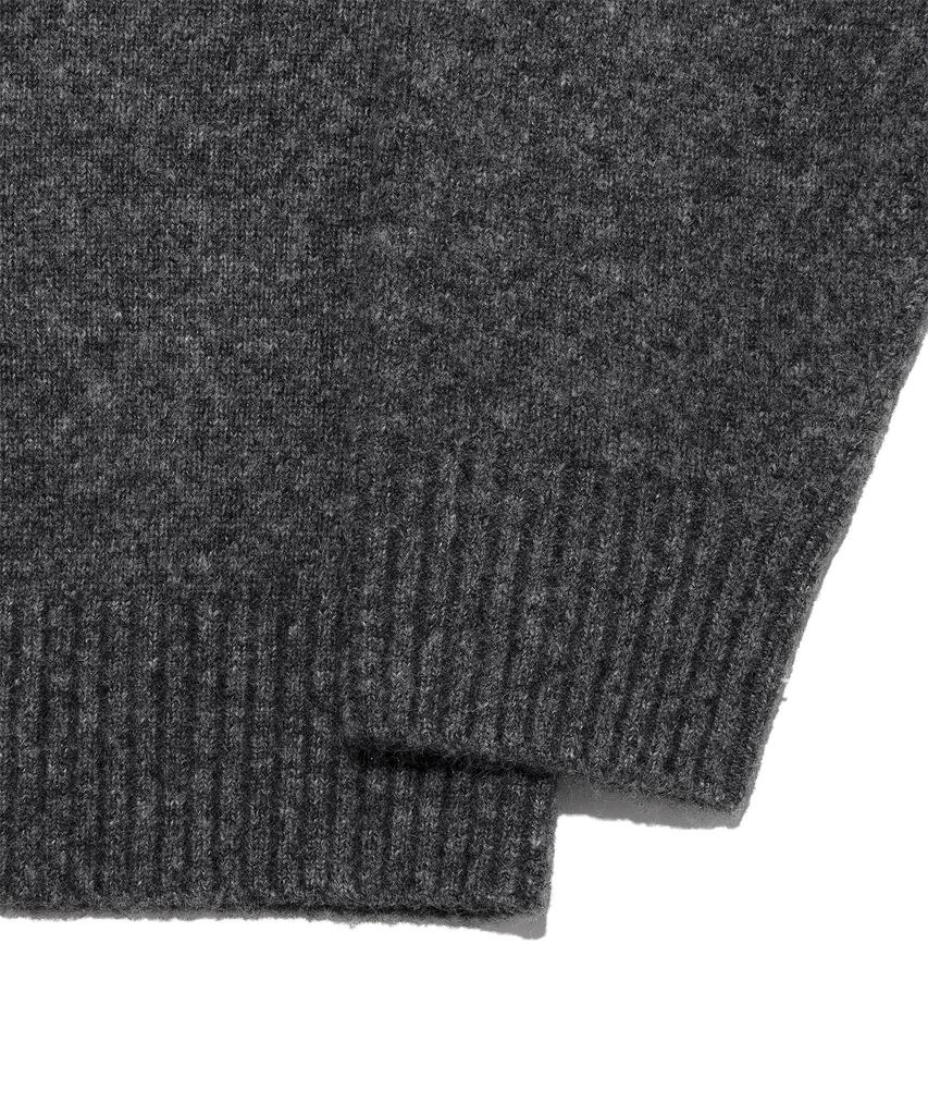 Lee V-Neck Cardigan Charcoal