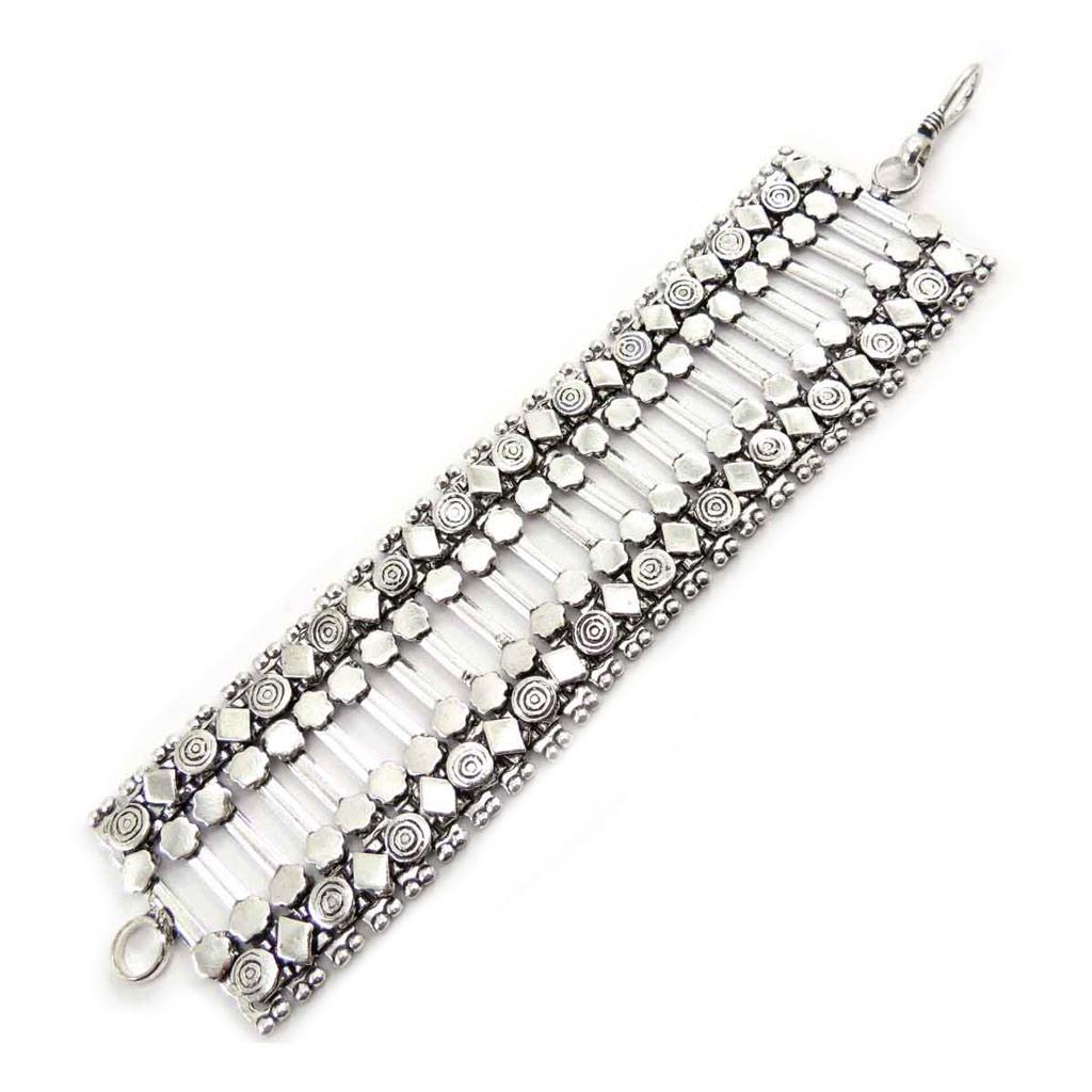 Les Trésors De Lily [J7045] - Brățară Creator 'Cunégonde' argintie