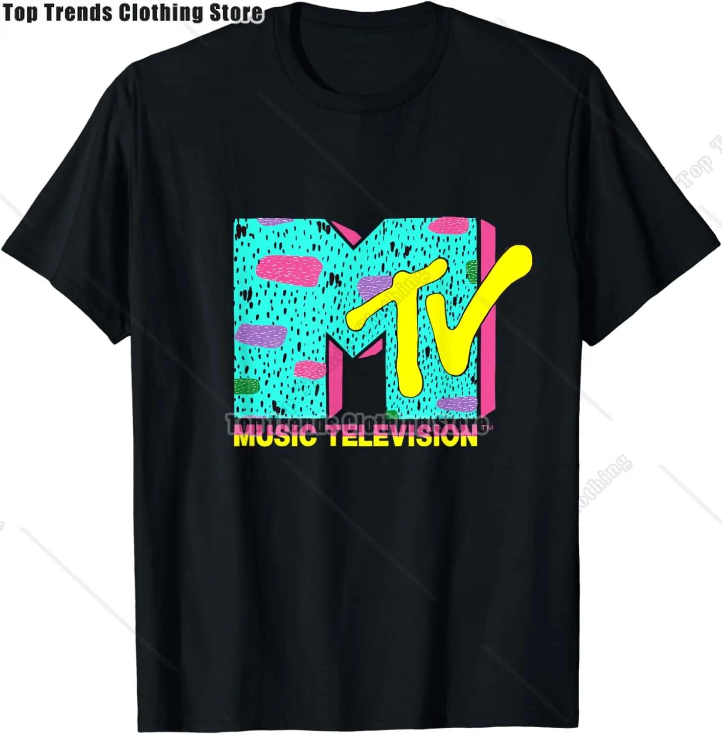 Футболки с классическим логотипом MTV Moster Design S разноцветный