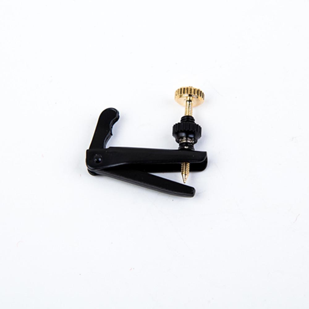 4Pcs/set Violin Fine Tuner Adjuster Copper Plating Screws for 3/4 4/4 Size Violin Violin Accessories Black