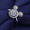 2026 Fashion Trend Zircon Sterling Silver Couple Ring Women's Ring Stars Bright Gemstones, Cute Mickey Ring