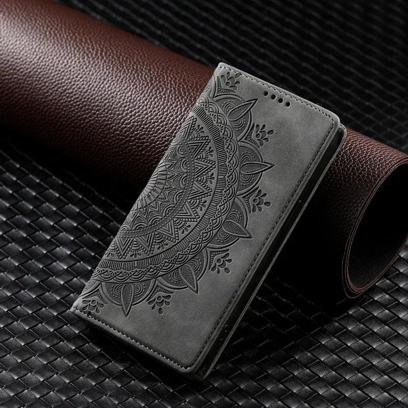 Magnetic Case For Xiaomi Redmi Note 13 Case Mandala Leather Flip Cover On For Xiomi Xiaomi Redmi Note 13 Pro 13Pro Plus 5G Funda
