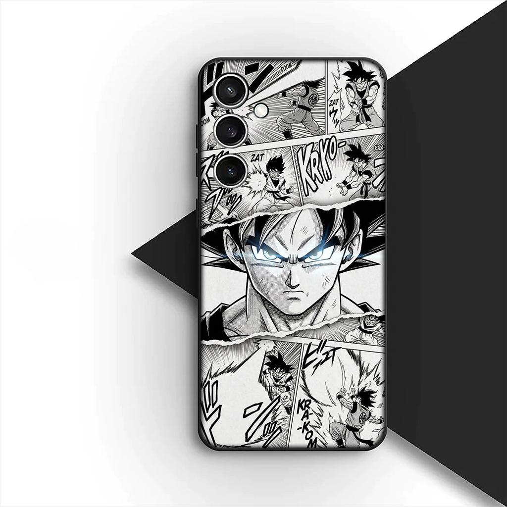 Cover for Samsung Galaxy S20 S22 S21 FE Ultra Plus A07 A17 A15 A16 A25 A57 A37 Phone Case Anime Son Gohan Dragon Gokus Ball