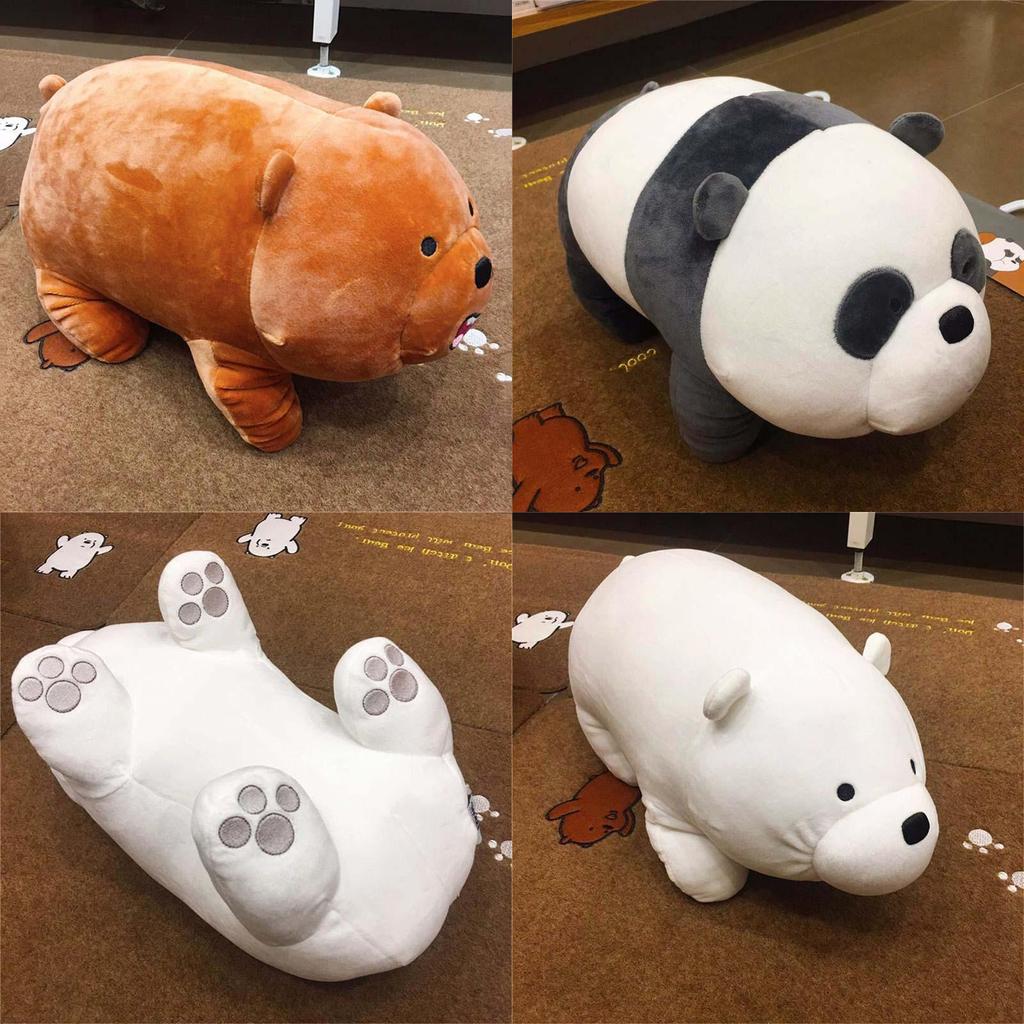 Adorable We Bare Bears Ice Bear Plush Toy Soft Stuffed Doll Perfect For Kids
