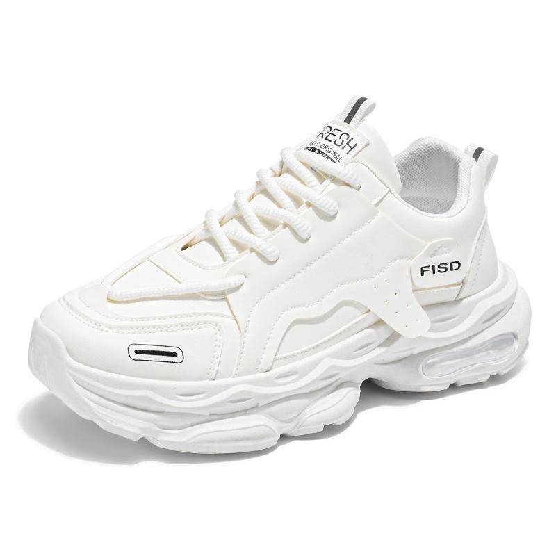 Summer New Breathable Men's Platform Sports Shoes Casual Dad Shoes Men
