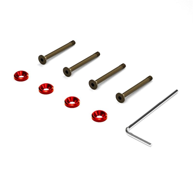 

AEE4-Water-Cooled Exhaust Fan Clip Hamburger Long Screws Computer Chassis Power Supply Bit Fixed Screws Threaded 3.4Mm Screws