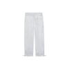 Lining Badfive Solid Color Print Logo Straight-Leg Casual Pants Men Bottoms Gray AKLSB91-1
