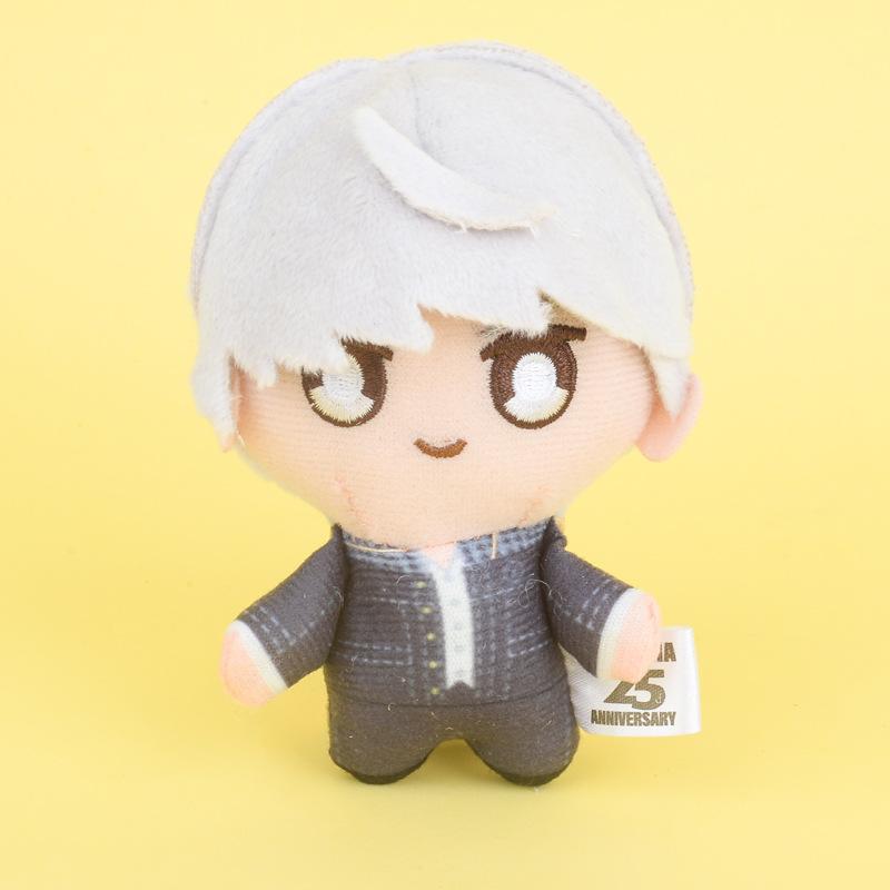 18pcs/lot 10CM Persona Plush Toys Keyring Joker Shiomi Kotone Yuuki Makoto Anime Game Dolls Pendant Keychain Gifts