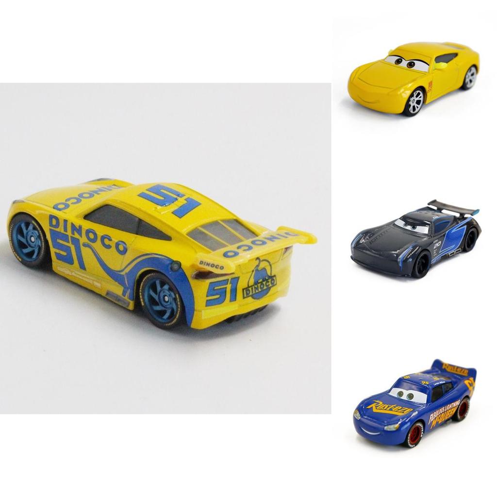 Detailliertes Cars 3 Champion Mcqueen Black Storm Jackson 51 Legierungsmodell für Kinder