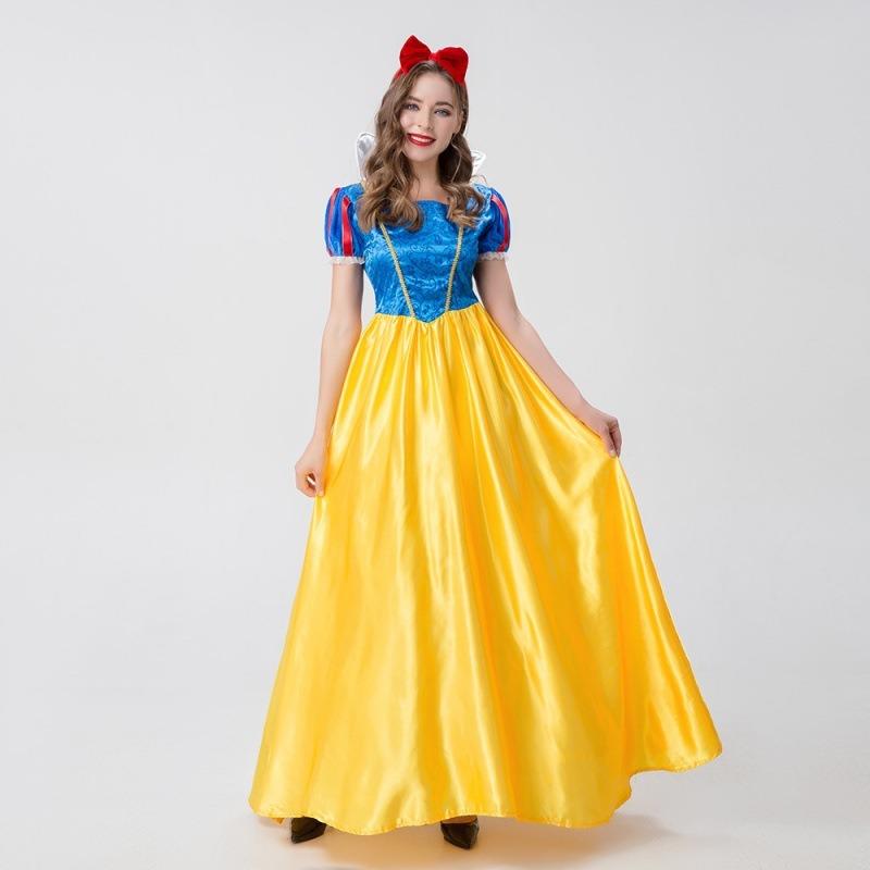 New Halloween costumes, long dresses for the dark-tattooed court ball, stage performance Snow White character