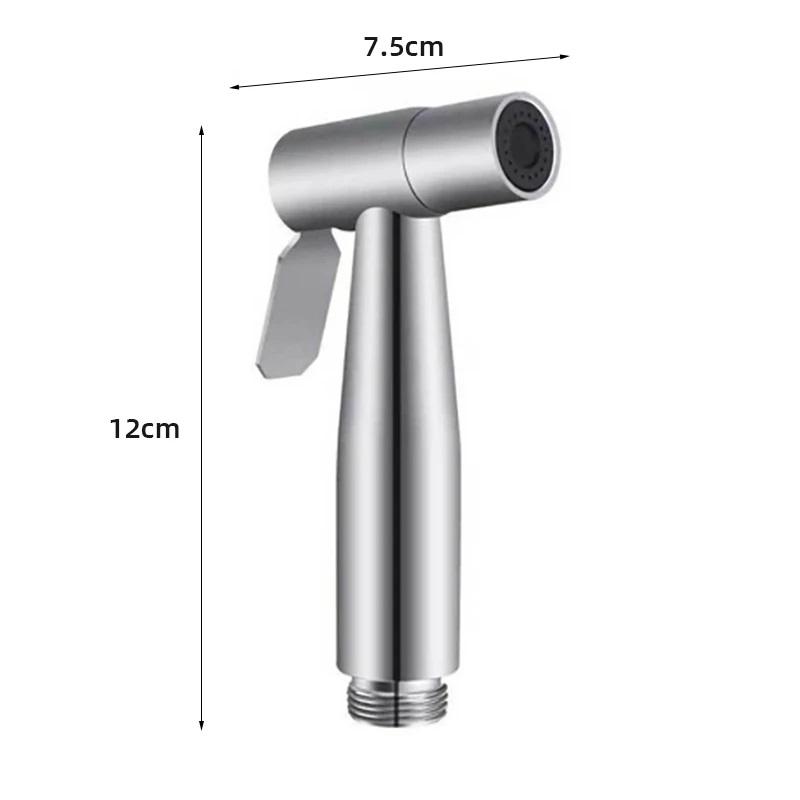 Sprayer Gun ხელის საპირფარეშო ტუალეტის ბიდეტის დამჭერი ხელის ონკანი სახლის აბაზანა საშხაპე თავის თვითწმენდა