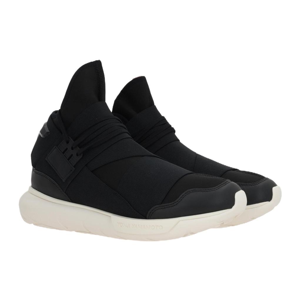 adidas Y-3 Qasa High Noir Blanc Cassé Baskets Unisexe IG4073