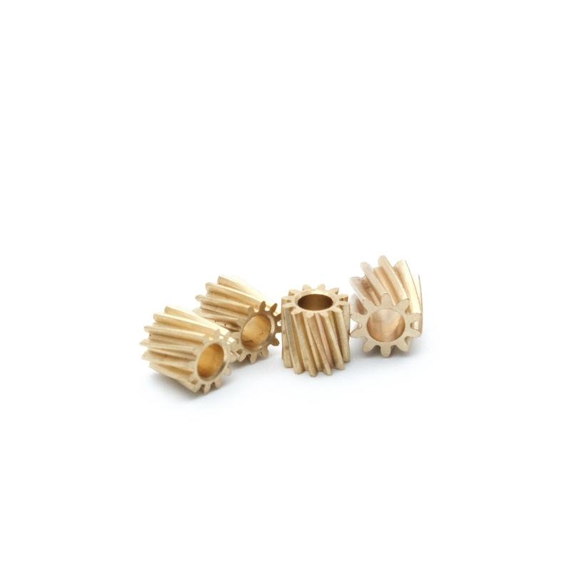 0.4M 12T 2.3mm/3mm Metal Helical Copper Gear