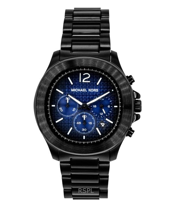 Michael Kors Orologio da Uomo Oversize Sage Cronografo Acciaio Inossidabile Quadrante Blu Quarzo MK9193