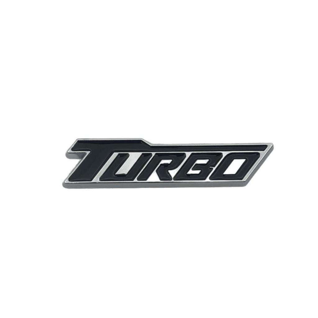 Turbocharged Metal Car Emblem for Chevrolet Cruze Malibu Rear