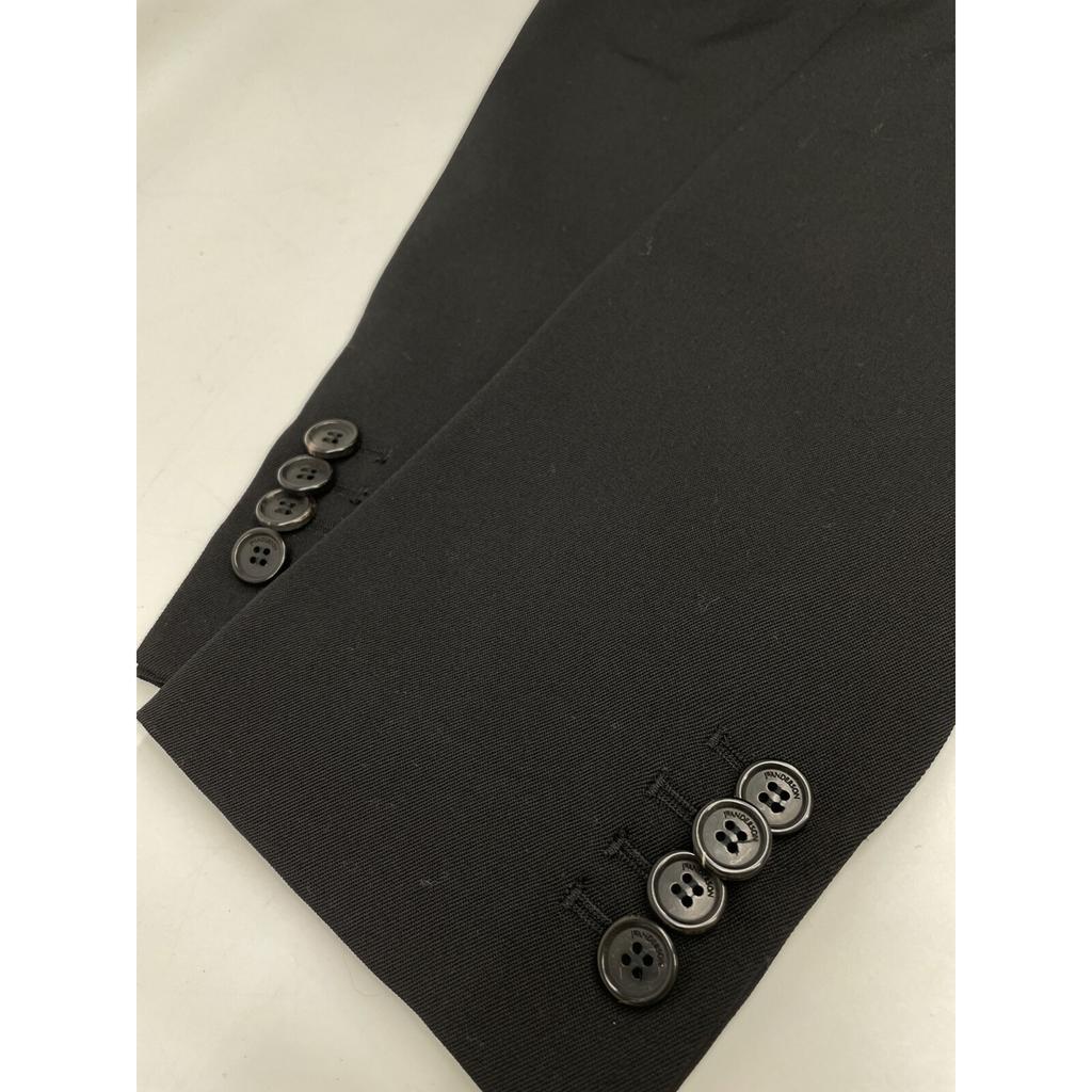 J.W.Anderson CO0100PG0011999 Black tapered tuxedo coat coat UK12 blackUsed