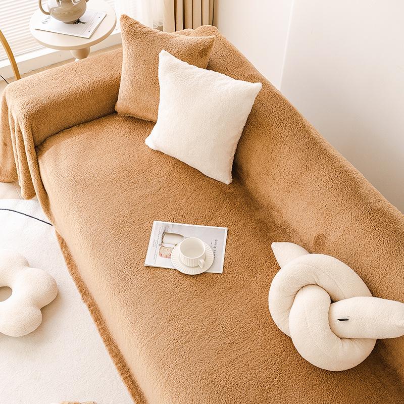 High-End Atmosphere Sofa Towel Living Room All-Inclusive Universal Dust Cover Nap Blanket Autumn and Winter