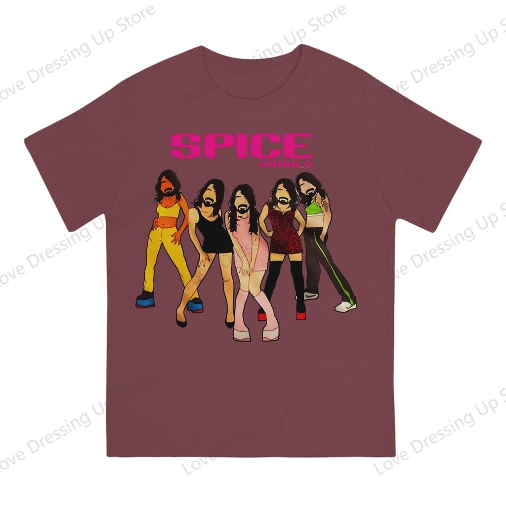 100 Cotton Tshirt Spice Grohls T Shirt Unisex Dave Grohlrock Pop Parody Funny Summer Coolness Street Short Sleeve Top S6xl
