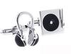 Music Series Men' Fashion Cuff Links Musical Instrument Guitar Microphone Piano Violin Drum DJ Design Quality Brass Cufflinks