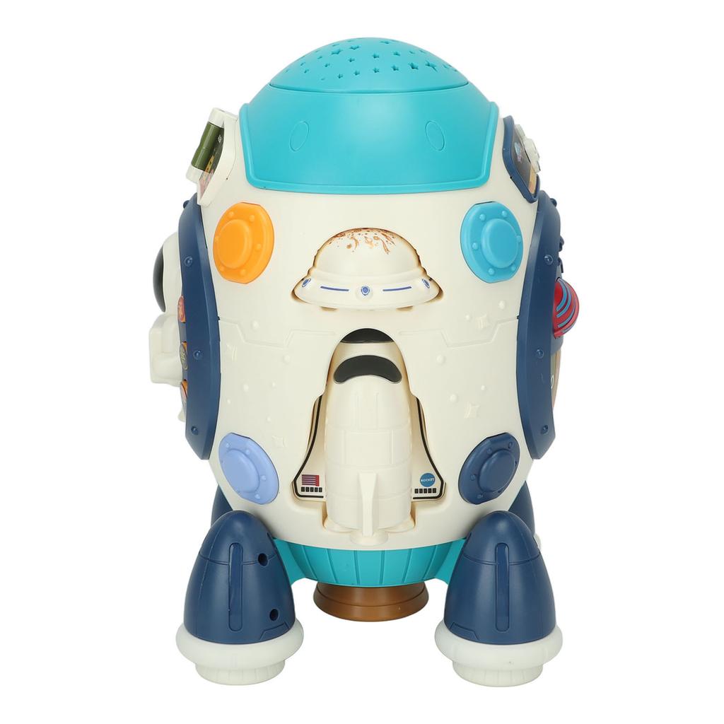 Musical Rocket Toy Portable Early Educational 19 Music Keys Space Musical Rocket Toy for Children