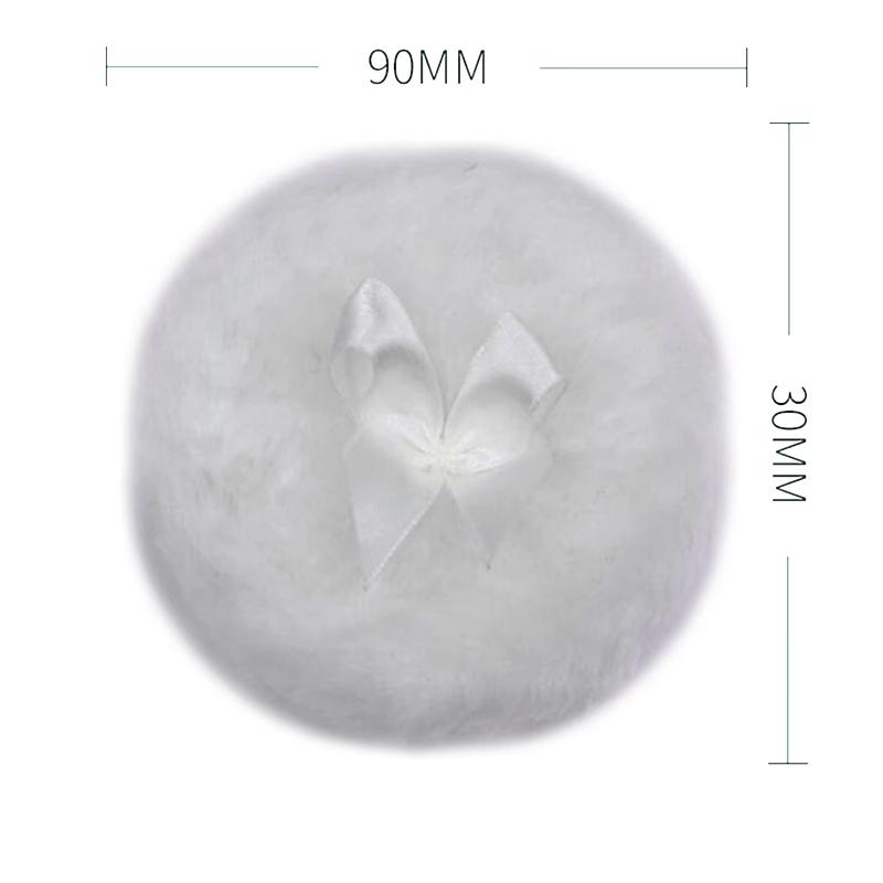 Large Fluffy Powder Sponge Puff Ultra Soft Washable Reusable Velour Face Body Powder Puff Loose Powder Puffs Wet Dry Makeup Tool