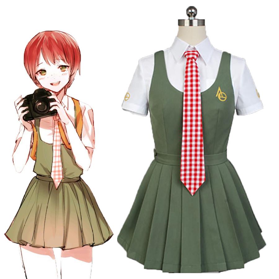 Stylish Mahiru Koizumi Danganronpa Cosplay Costume Outfit For Halloween Parties