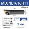 93° CNC Lathe Tool Holder for Outer Diameter Cutting - MDJNR/MDJNL Series