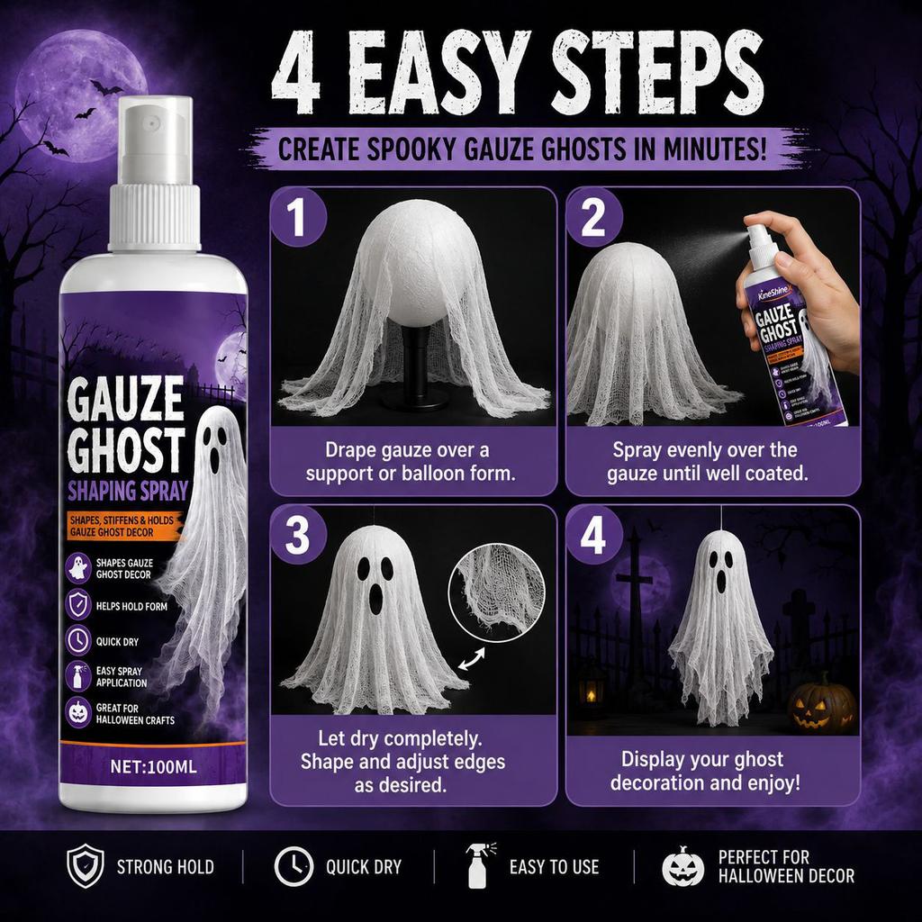 Halloween Formgeber - DIY Dekoration Versteifungsmittel für Mullgewebe, Erstellen von Haus-Requisiten